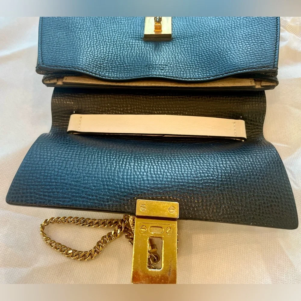 Chloé Drew Chain Pochette Bag (not mini), Beige and Black, EUC - Picture 8 of 15